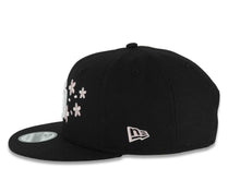 Load image into Gallery viewer, San Diego Padres New Era MLB 9FIFTY 950 Snapback Cap Hat Black Crown/Visor White Logo With Pink Cherry Blossoms 1998 World Series Side Patch Gray UV
