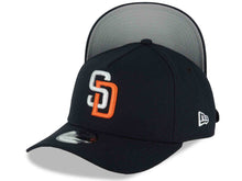 Load image into Gallery viewer, San Diego Padres New Era MLB 9FORTY 940 Adjustable A-Frame Cap Hat Navy Blue Crown/Visor White/Orange Logo Gray UV (Tony Gwynn)
