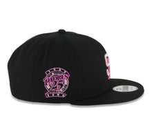 Load image into Gallery viewer, San Diego Padres New Era MLB 9FIFTY 950 Snapback Cap Hat Black Crown/Visor Pink/Purple Logo 25th Anniversary Side Patch Gray UV
