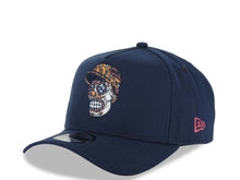 Load image into Gallery viewer, San Diego Padres New Era MLB 9FORTY 940 Adjustable A-Frame Cap Hat Navy Blue Crown/Visor Sugar Skull Logo 40th Anniversary Side Patch Gray UV
