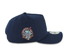 Load image into Gallery viewer, San Diego Padres New Era MLB 9FORTY 940 Adjustable A-Frame Cap Hat Navy Blue Crown/Visor Sugar Skull Logo 40th Anniversary Side Patch Gray UV
