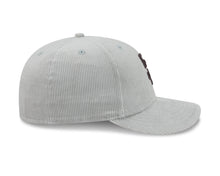 Load image into Gallery viewer, (Corduroy) San Diego Padres New Era MLB 59FIFTY 5950 Fitted Cap Hat Gray Crown/Visor Dark Brown Logo Gray UV
