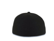Load image into Gallery viewer, San Diego Padres New Era MLB 59FIFTY 5950 Fitted Cap Hat Black Crown/Visor Orange/Navy Blue/White Flat Stitching Logo Batterman Batty Side Patch
