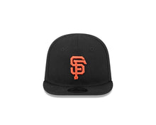 Load image into Gallery viewer, (Infant) San Francisco Giants New Era MLB 9FIFTY 950 Snapback Cap Hat Black Crown/Visor Orange Logo Black UV (My 1st First)
