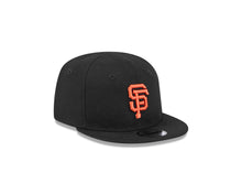 Load image into Gallery viewer, (Infant) San Francisco Giants New Era MLB 9FIFTY 950 Snapback Cap Hat Black Crown/Visor Orange Logo Black UV (My 1st First)

