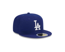 Load image into Gallery viewer, (Youth) Los Angeles Dodgers New Era MLB 59FIFTY 5950 Fitted Cap Hat Royal Blue Crown/Visor White Logo Gray UV
