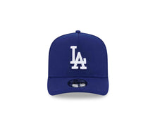 Load image into Gallery viewer, (Youth) Los Angeles Dodgers New Era MLB 9FIFTY 950 A-Frame Snapback Cap Hat Royal Blue Crown/Visor White Logo 1988 World Series Side Patch Gray UV

