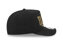 Load image into Gallery viewer, New York Yankees New Era MLB 9FIFTY 950 Snapback A-Frame Cap Hat Black Crown/Visor Gold/Black Script Logo Gray UV

