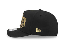 Load image into Gallery viewer, New York Yankees New Era MLB 9FIFTY 950 Snapback A-Frame Cap Hat Black Crown/Visor Gold/Black Script Logo Gray UV

