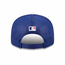 Load image into Gallery viewer, Los Angeles Dodgers New Era MLB 9FIFTY 950 Snapback Trucker/Mesh Cap Hat Royal Blue Crown/Visor Royal Blue/White Logo (2026 Batting Practice)
