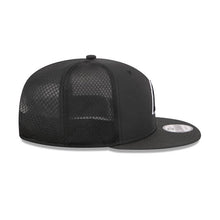 Load image into Gallery viewer, Arizona Diamondbacks New Era MLB 9FIFTY 950 Snapback Trucker/Mesh Cap Hat Black Crown/Visor Black/White Logo Black UV (2026 Batting Practice)

