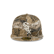 Load image into Gallery viewer, Chicago White Sox New Era MLB 59FIFTY 5950 Fitted Cap Hat Real Tree Edge Camo Crown/Visor White Logo Gray UV

