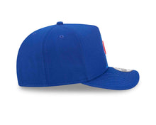 Load image into Gallery viewer, Chicago Cubs New Era MLB 9FIFTY 950 Snapback A-Frame Cap Hat Royal Blue Crown/Visor Red/White Logo With Landmark Gray UV
