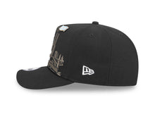 Load image into Gallery viewer, Chicago White Sox New Era MLB 9FIFTY 950 Snapback A-Frame Cap Hat Black Crown/Visor White Logo With Landmark Gray UV
