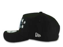 Load image into Gallery viewer, Los Angeles Dodgers New Era MLB 9FORTY 940 Adjustable A-Frame Cap Hat Black Crown/Visor Sky Blue Logo With White Cherry Blossoms Floral Side Patch 
