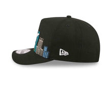 Load image into Gallery viewer, Houston Astros New Era MLB 9FIFTY 950 Snapback A-Frame Cap Hat Black Crown/Visor White/Black Logo With Skyline Gray UV 
