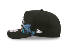 Load image into Gallery viewer, New York Yankees New Era MLB 9FIFTY 950 Snapback A-Frame Cap Hat Black Crown/Visor Black/White Logo With Skyline Gray UV 
