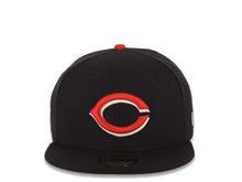 Load image into Gallery viewer, Cincinnati Reds New Era MLB 59FIFTY 5950 Fitted Cap Hat Navy Blue Crown/Visor Red/White Logo
