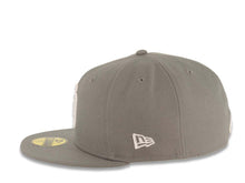 Load image into Gallery viewer, San Diego Padres New Era MLB 59FIFTY 5950 Fitted Cap Hat Gray Crown/Visor White Logo Black UV
