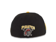 Load image into Gallery viewer, Pittsburgh Pirates New Era MLB 59FIFTY 5950 Fitted Cap Hat Black Crown/Visor Team Color Logo (3 Count)

