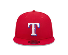 Load image into Gallery viewer, Texas Rangers New Era MLB 9FIFTY 950 Snapback Cap Hat Red Crown/Visor White/Red/Royal Blue Logo 

