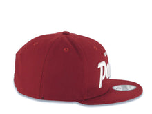 Load image into Gallery viewer, San Diego Padres New Era MLB 9FIFTY 950 Snapback Cap Hat Cardinal Crown/Visor White Text/Script Logo Gray UV
