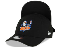 Load image into Gallery viewer, San Diego Gulls New Era AHL 9FORTY 940 Adjustable Cap Hat Black Crown/Visor Default Team Logo Black UV
