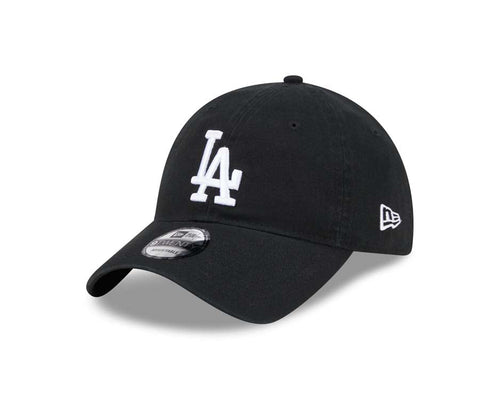 Los Angeles Dodgers New Era MLB 9TWENTY 920 Adjustable Cap Hat Black Crown/Visor White Logo