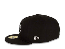 Load image into Gallery viewer, Charros de Jalisco New Era LMP 59FIFTY 5950 Fitted Cap Hat Black Crown/Visor Black/White Logo Gray UV
