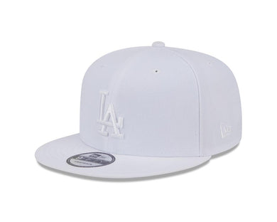 Los Angeles Dodgers New Era MLB 9FIFTY 950 Snapback Cap Hat White Crown/Visor White Logo