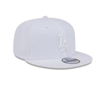Load image into Gallery viewer, Los Angeles Dodgers New Era MLB 9FIFTY 950 Snapback Cap Hat White Crown/Visor White Logo
