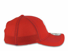 Load image into Gallery viewer, Philadelphia Phillies New Era MLB 39THIRTY 3930 Neo Flexfit Trucker/Mesh Cap Hat Red Crown/Visor White Logo 
