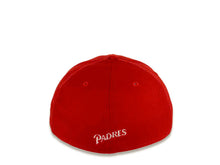Load image into Gallery viewer, San Diego Padres New Era MLB 39THIRTY 3930 Flexfit Cap Hat Red Crown/Visor White Logo
