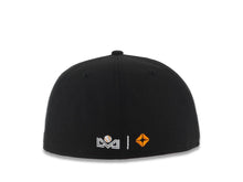 Load image into Gallery viewer, Yaquis de Obregón New Era Mexican Pacific League LMP 59FIFTY 5950 Fitted Cap Hat Black Crown/Visor Team Color “Indian Head” Logo
