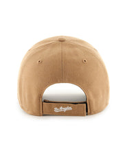 Load image into Gallery viewer, Los Angeles Dodgers &#39;47 Brand MLB MVP Adjustable Cap Hat Khaki Crown/Visor White Logo
