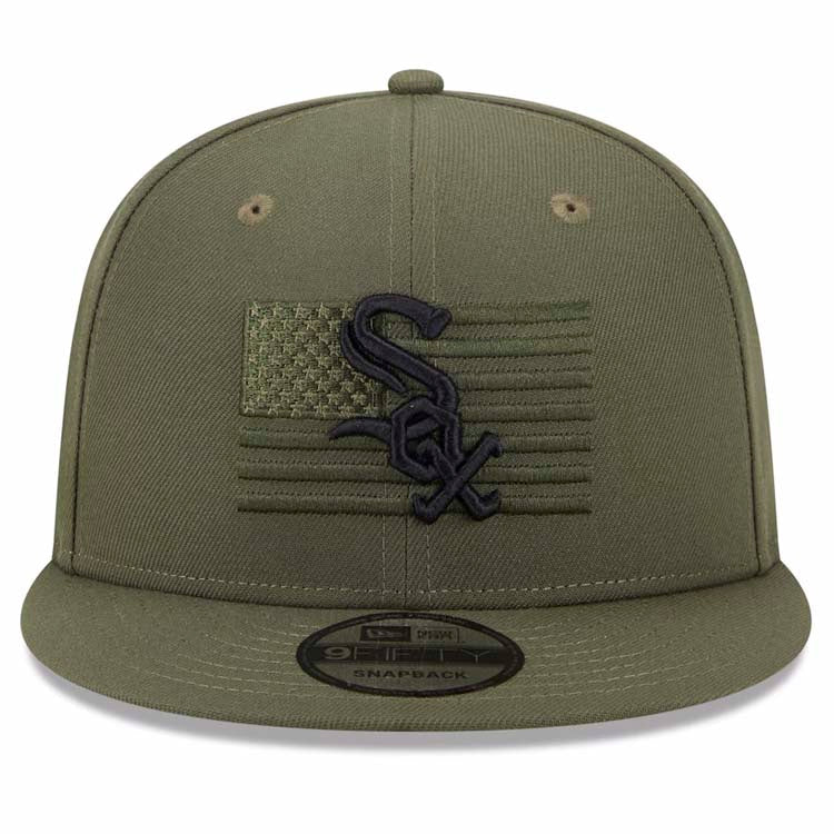 Chicago White Sox New Era MLB 9FIFTY 950 Snapback Cap Hat Olive