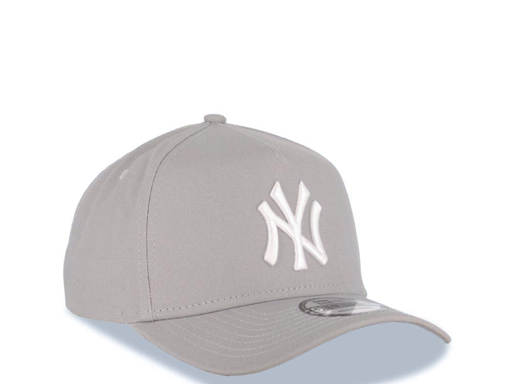 【new now】キャップ　grey New York Yankees New Era MLB 9FORTY 940 Adjustable A-Frame Cap Hat