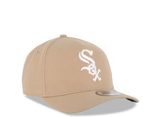 Load image into Gallery viewer, Chicago White Sox New Era MLB 9FORTY 940 Adjustable A-Frame Cap Hat Khaki Crown/Visor White Logo
