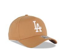 Load image into Gallery viewer, Los Angeles Dodgers &#39;47 Brand MLB MVP Adjustable A-Frame Cap Hat Khaki Crown/Visor White Logo
