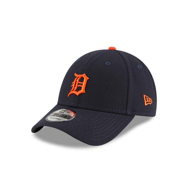 Detroit Tigers New Era MLB 9FORTY 940 Adjustable Cap Hat Dark Navy Blue Crown/Visor Orange Logo