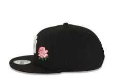 Load image into Gallery viewer, New York Yankees New Era MLB 9FIFTY 950 Snapback Cap Hat Black Crown/Visor White Logo With Rose 2000 Subway Series Side Patch Pink UV
