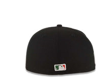 Load image into Gallery viewer, Los Angeles Dodgers New Era MLB 59FIFTY 5950 Fitted Cap Hat Black Crown/Visor Green/White/Red Logo Mexico Flag Side Patch Gray UV
