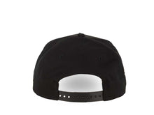 Load image into Gallery viewer, San Diego Padres New Era MLB 9FORTY 940 A-Frame Adjustable Cap Hat Black Crown/Visor Metallic Gold Logo 1998 World Series Side Patch Metallic Gold UV
