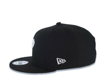 Load image into Gallery viewer, San Diego Padres New Era MLB 9FIFTY 950 Snapback Cap Hat Black Crown/Visor White Script P Logo with 619 Side Patch Gray UV
