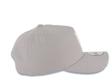 Load image into Gallery viewer, Los Angeles Dodgers New Era MLB 9FORTY 940 Adjustable A-Frame Cap Hat Gray Crown/Visor White Upside Down Logo Gray UV
