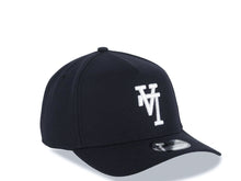 Load image into Gallery viewer, Los Angeles Dodgers New Era MLB 9FORTY 940 Adjustable A-Frame Cap Hat Navy Blue Crown/Visor White Upside Down Logo Gray UV
