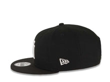 Load image into Gallery viewer, Los Angeles Dodgers New Era MLB 9FIFTY 950 Snapback Cap Hat Black Crown/Visor White Upside Down Logo 60th Anniversary Side Patch Gray UV
