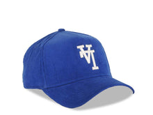 Load image into Gallery viewer, (Corduroy) Los Angeles Dodgers New Era MLB 9FORTY 940 Adjustable A-Frame Cap Hat Royal Blue Crown/Visor White Upside Down Logo
