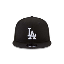 Load image into Gallery viewer, Los Angeles Dodgers New Era MLB 9FIFTY 950 Snapback Cap Hat Black Crown/Visor White Logo Shohei Ohtani 17 Side Patch
