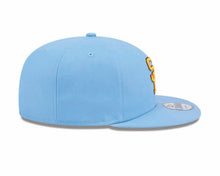Load image into Gallery viewer, San Diego Padres New Era MLB 9FIFTY 950 Snapback Cap Hat Sky Blue Crown/Visor Yellow/Brown Retro Cooperstown Logo
